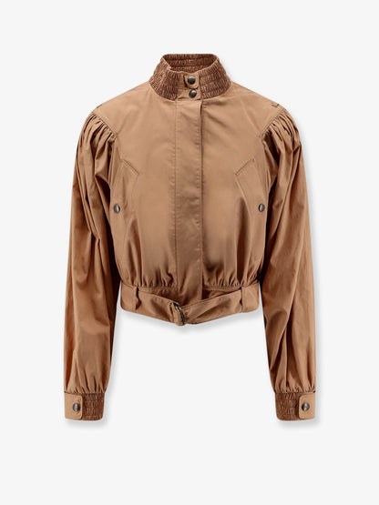 Cotton jacket with belt thumbnail