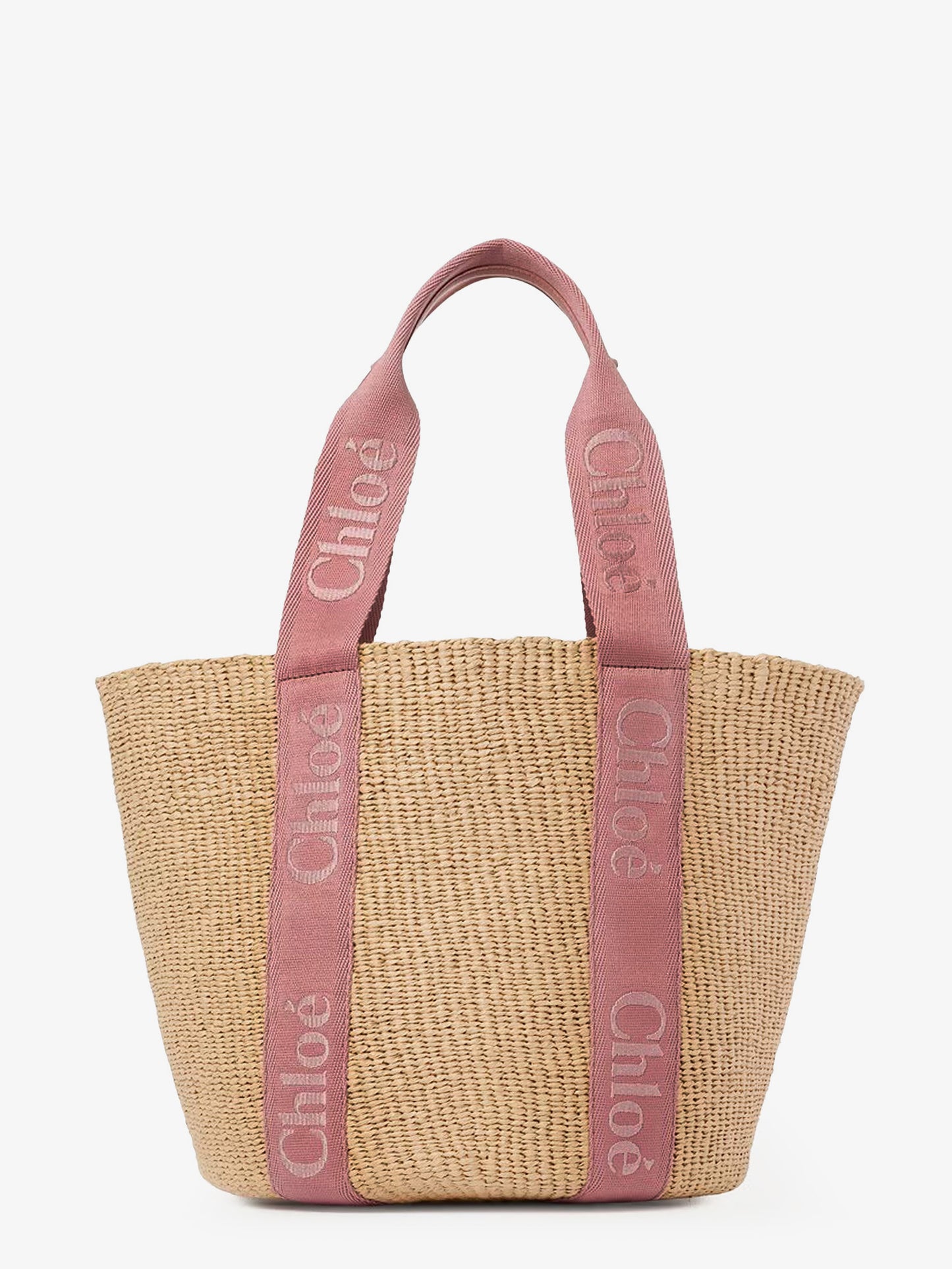 Borsa a spalla Woody in rafia