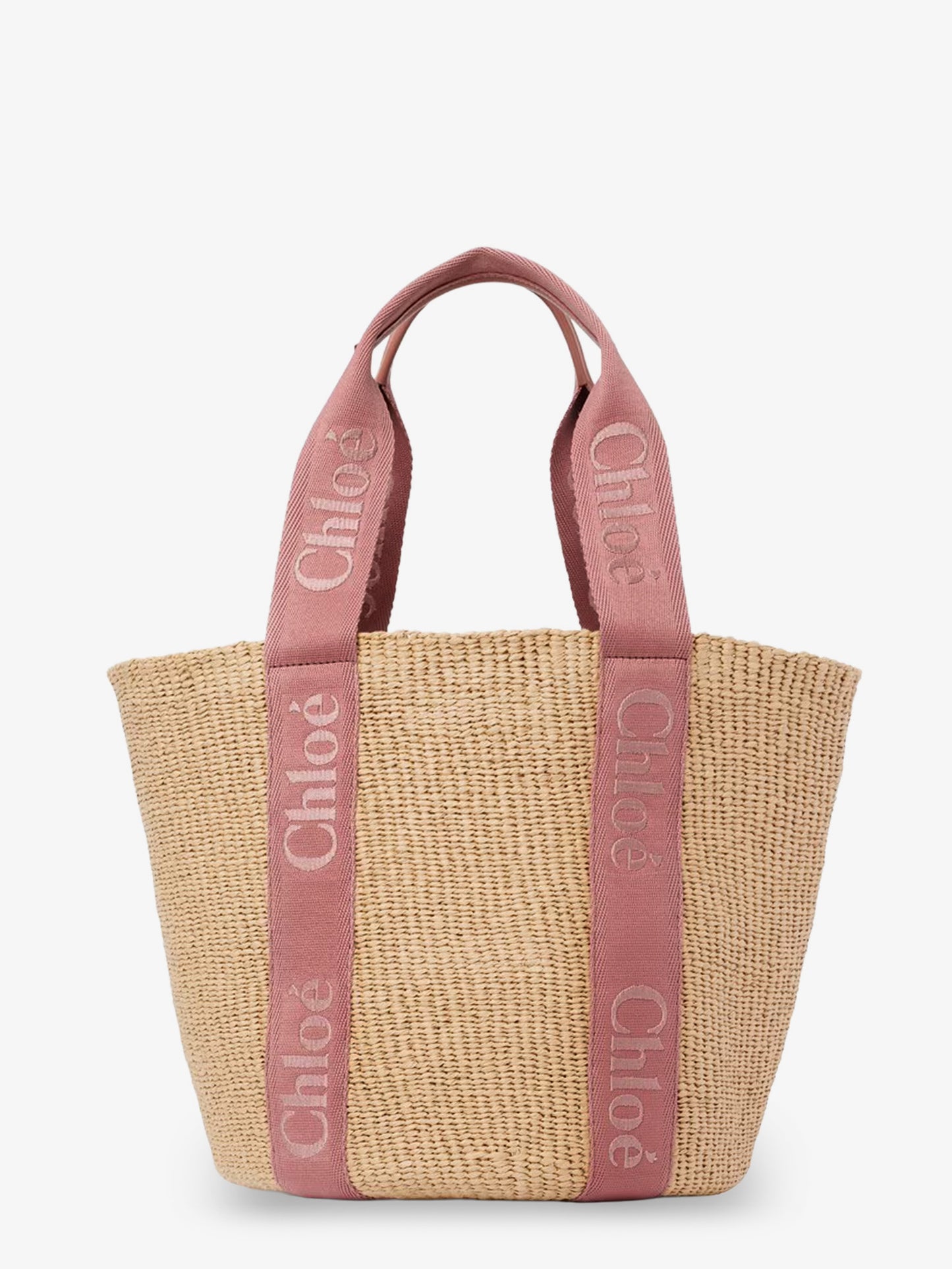 Borsa a spalla Woody in rafia