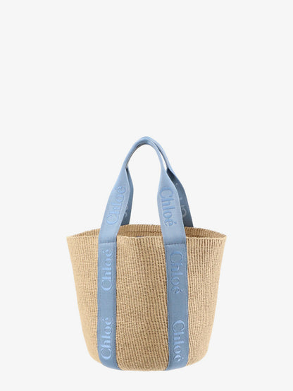 Woody Raffia Shoulder Bag thumbnail