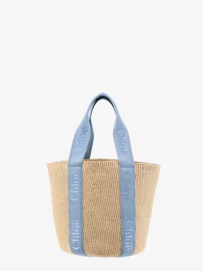 Woody Raffia Shoulder Bag thumbnail