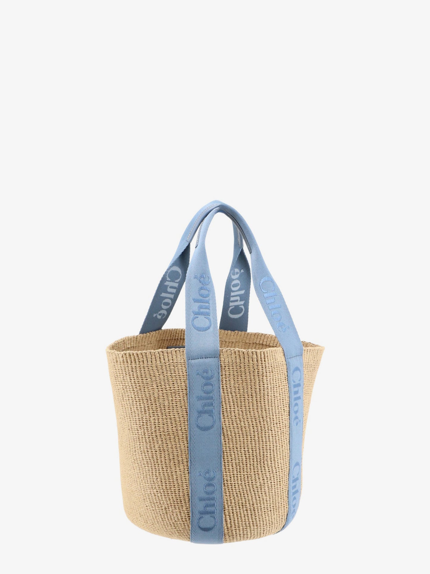 Woody Raffia Shoulder Bag