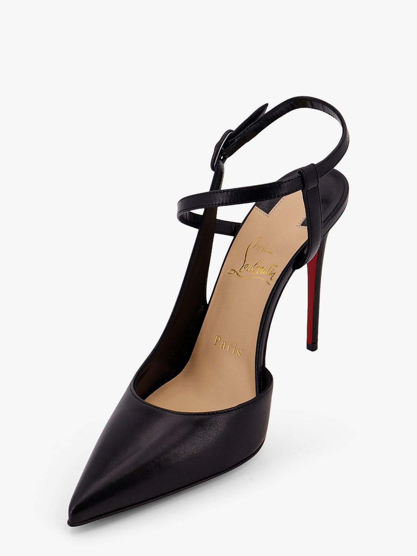 Jenlove leather slingback décolleté