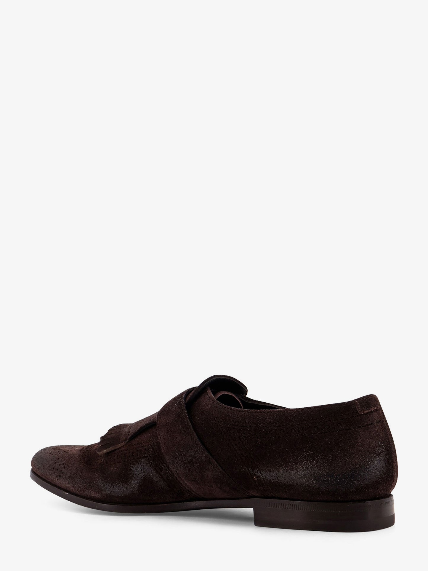 Shanghai Laser suede loafers