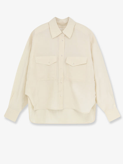 Camicia Cropped in seta thumbnail