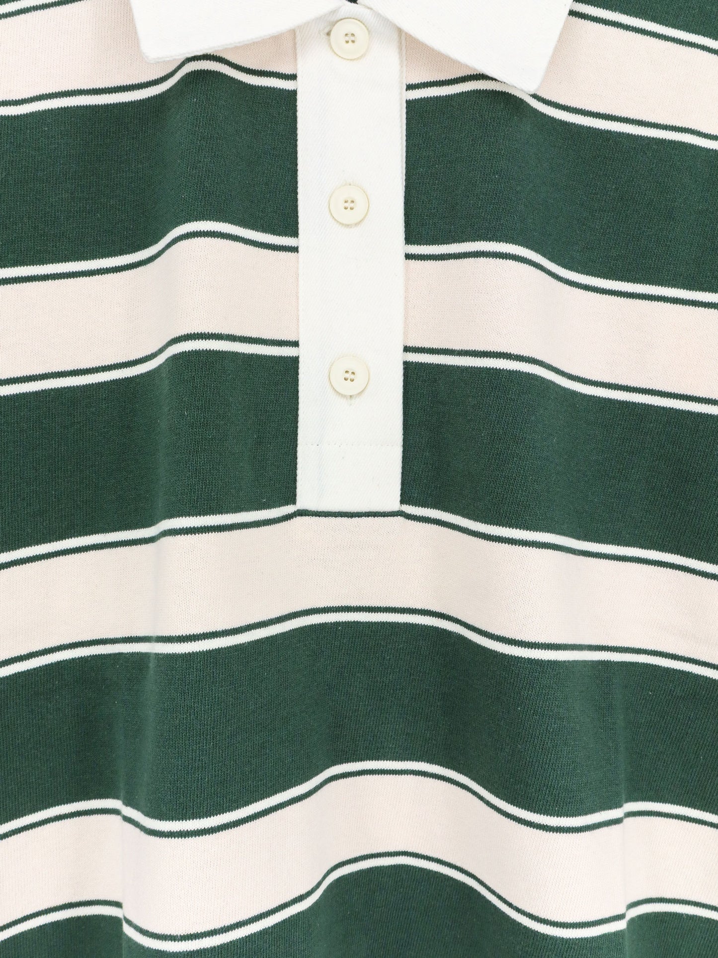 Striped Cotton Rugby Polo Shirt