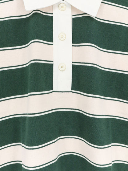 Striped Cotton Rugby Polo Shirt thumbnail