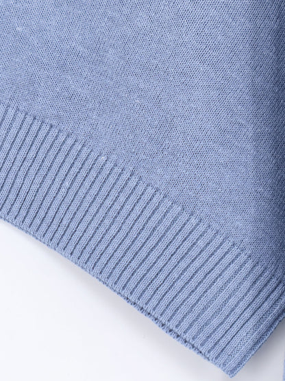 Linen and cotton blend sweater thumbnail