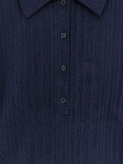 Maglia Polo in cotone, cashmere e lana thumbnail