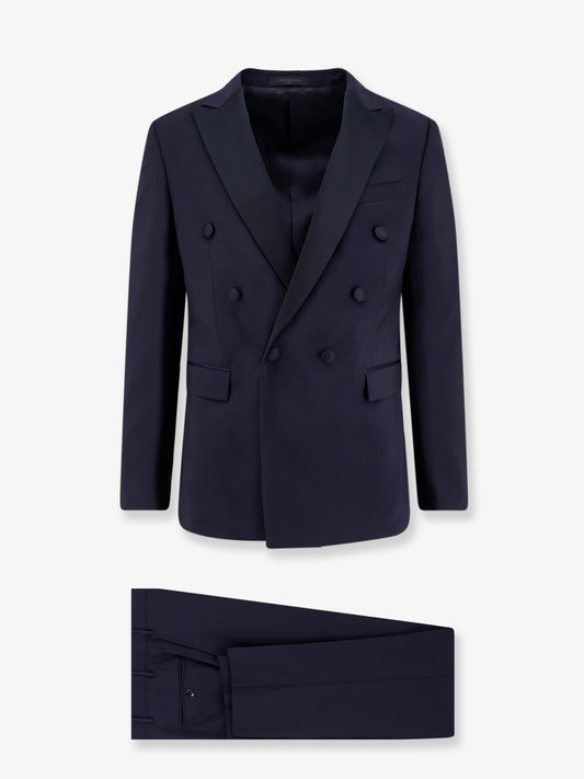 Virgin wool and mohair tuxedo