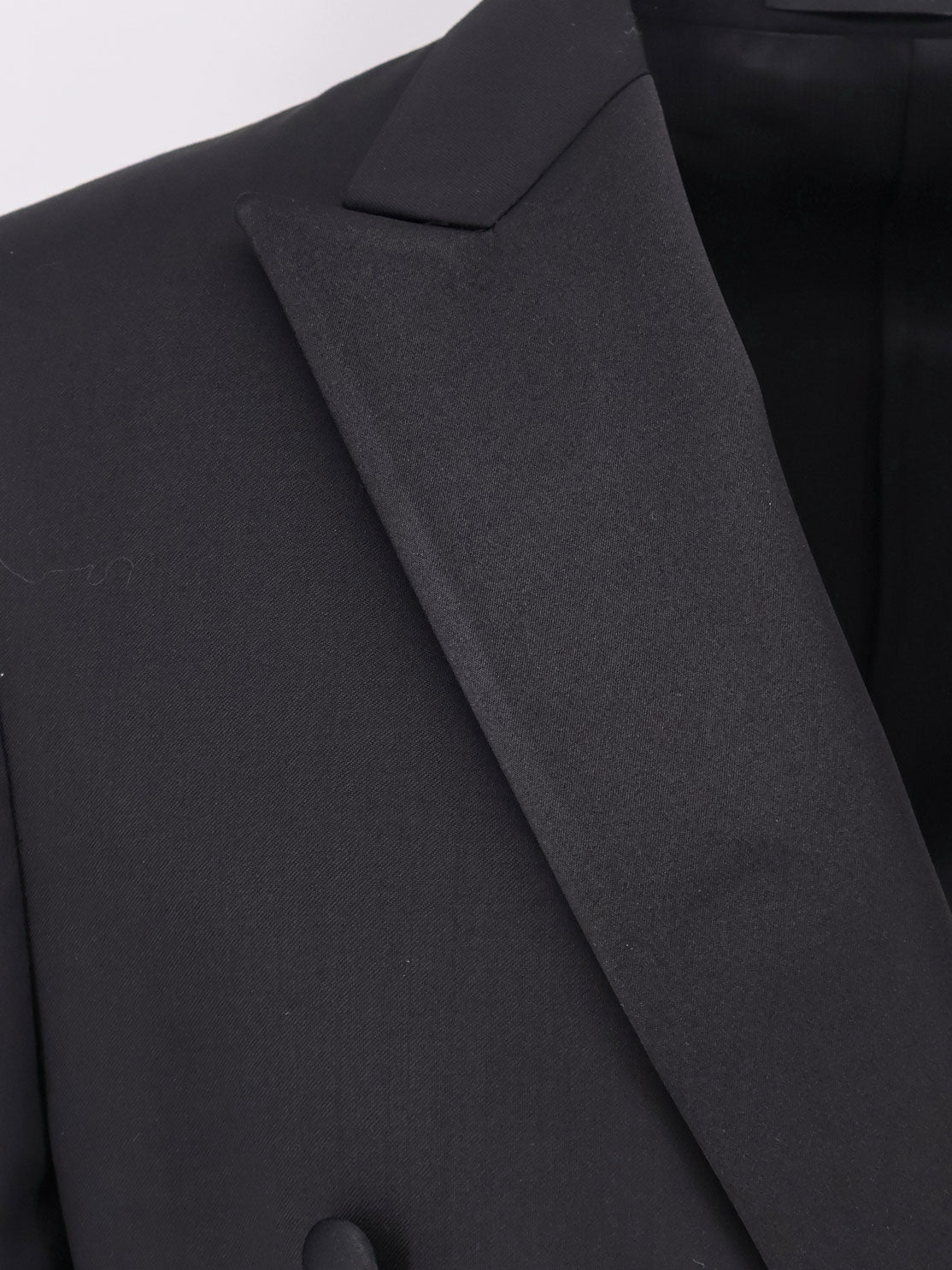 Virgin wool and mohair tuxedo