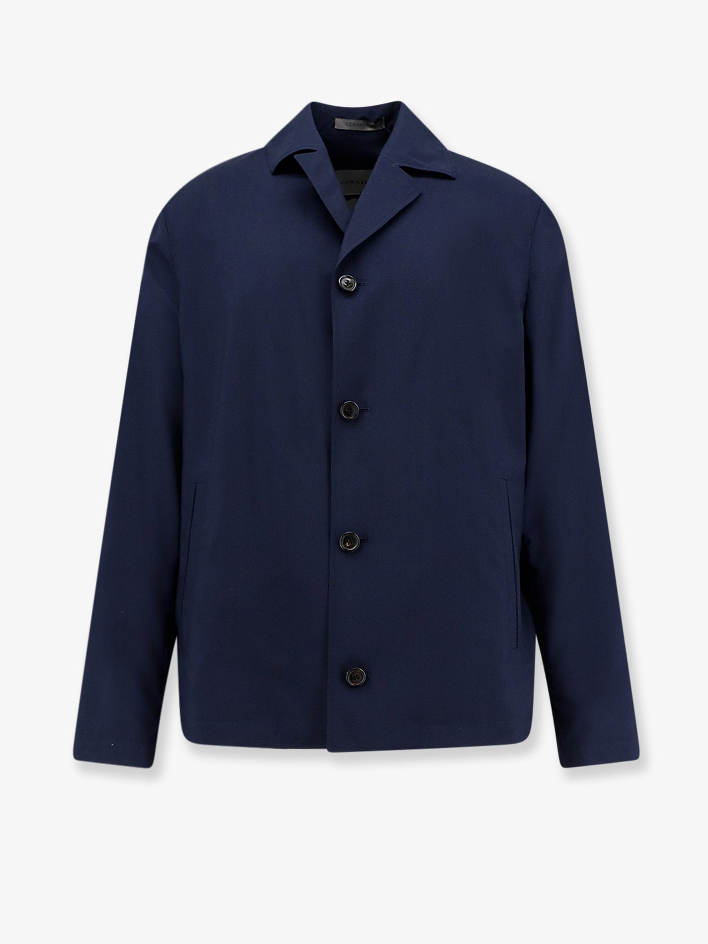 Edge virgin wool and silk jacket