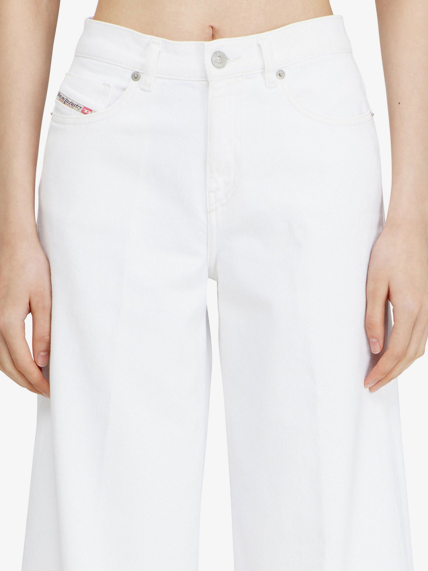Cotton blend trousers