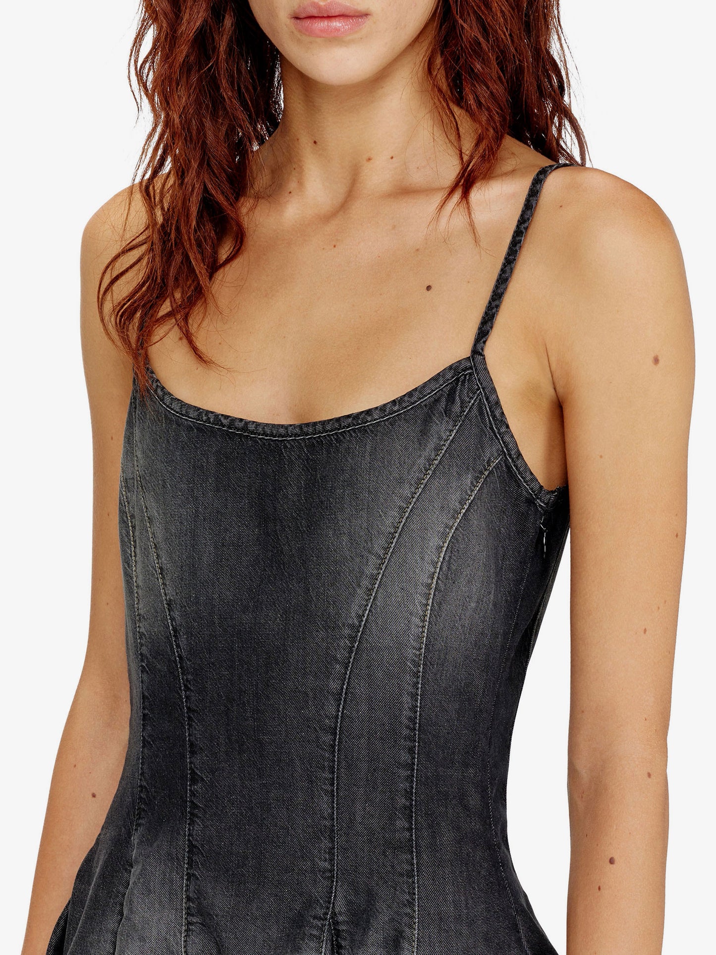 DE-SPOKY-S denim short dress