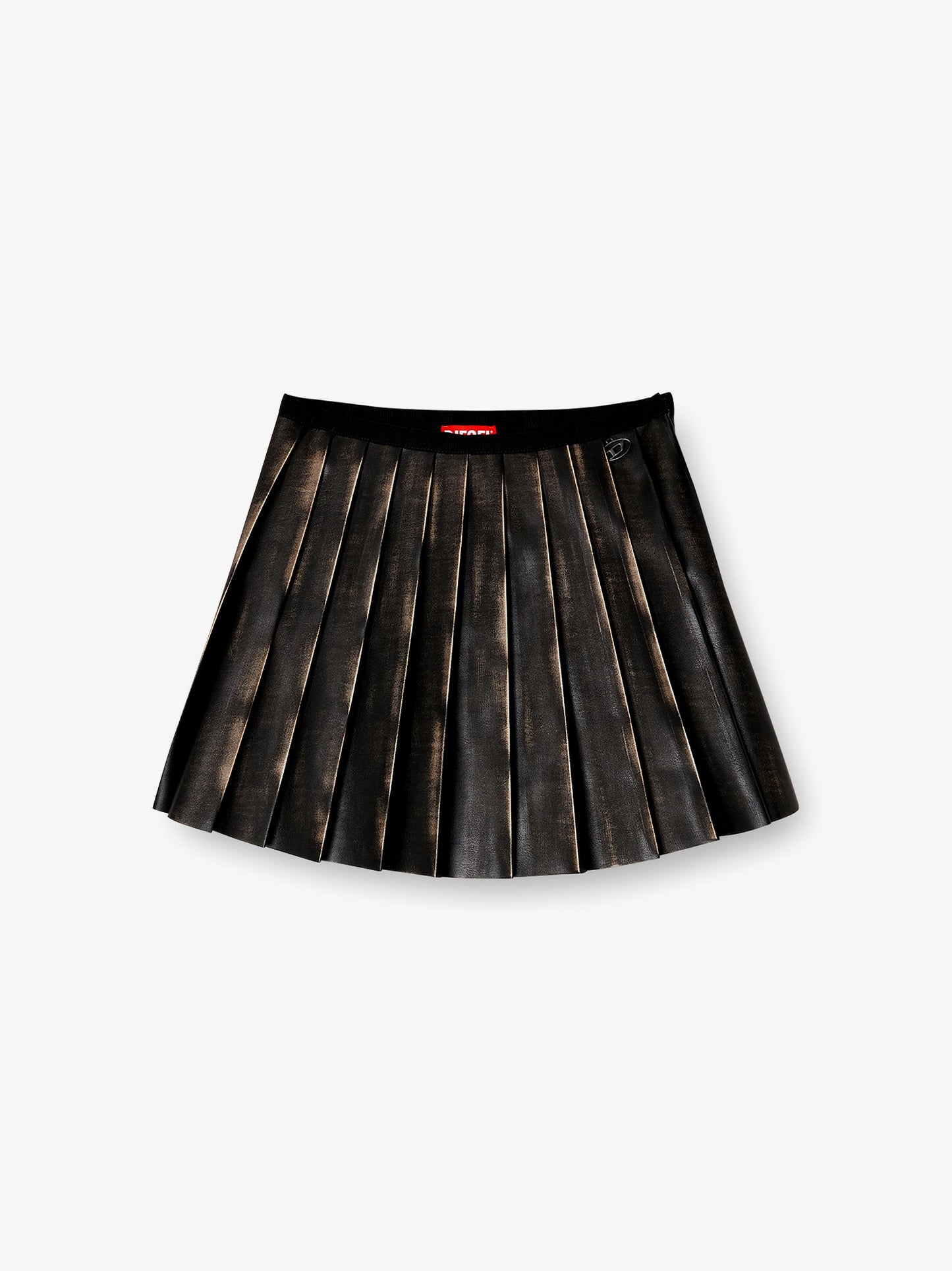 O-Saka-Mini faux leather skirt