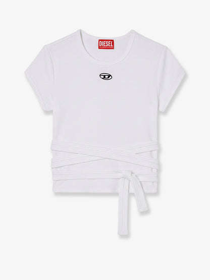 T-BUNNY-TAIL- S1 cotton T-shirt with tie bands thumbnail