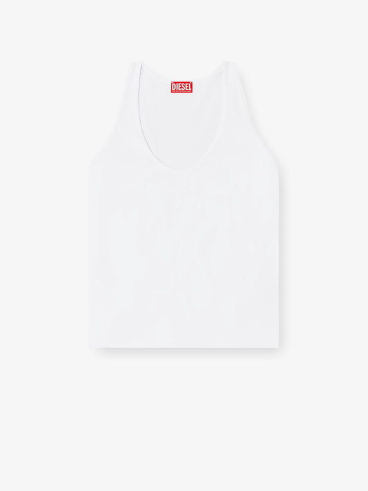 Ribbed cotton tank top