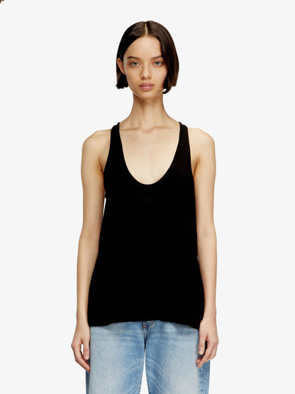 Ribbed cotton tank top thumbnail