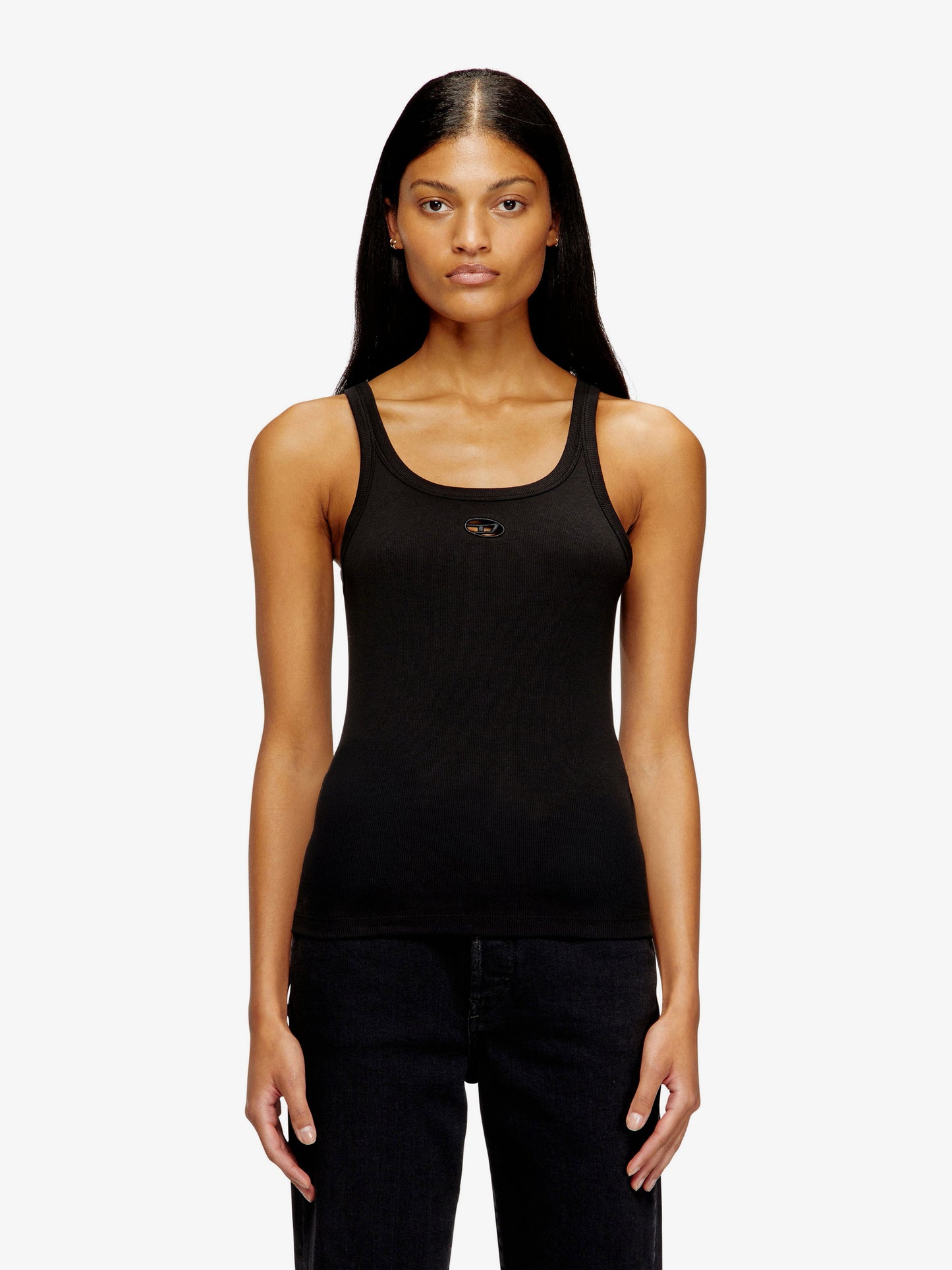 T-Wife-Od ribbed cotton tank top