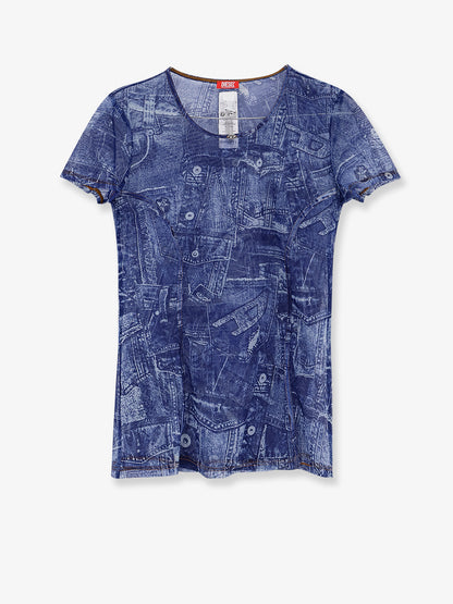 Kasia t-shirt with denim print thumbnail