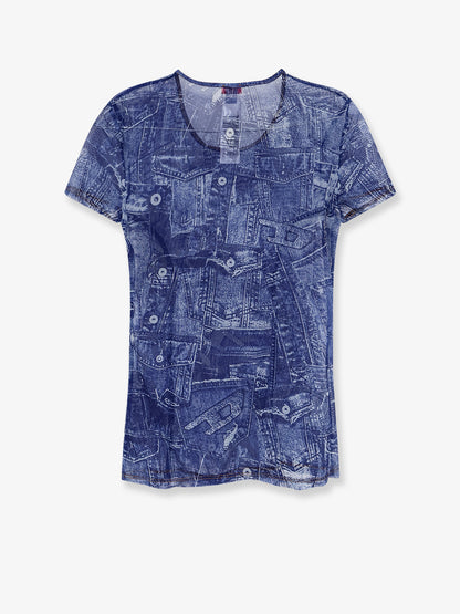 Kasia t-shirt with denim print thumbnail