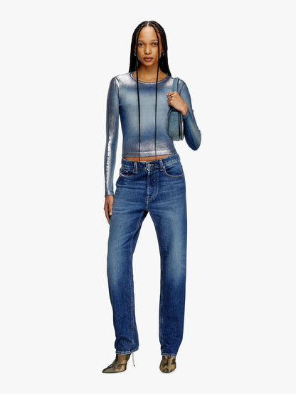 Borsa a spalla 1DR in denim thumbnail