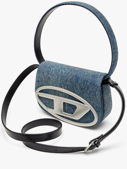 Borsa a spalla 1DR in denim thumbnail