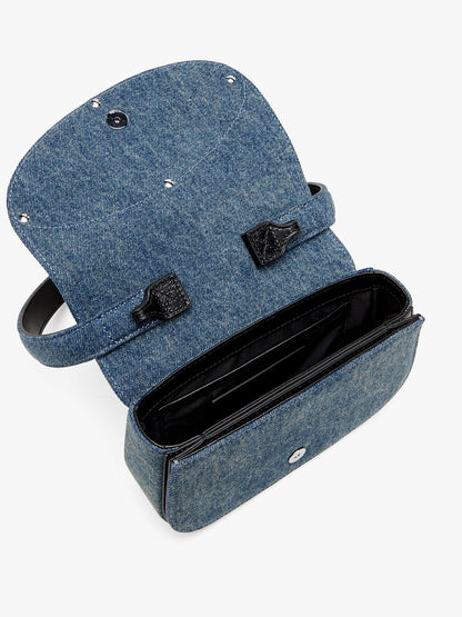 Borsa a spalla 1DR in denim thumbnail