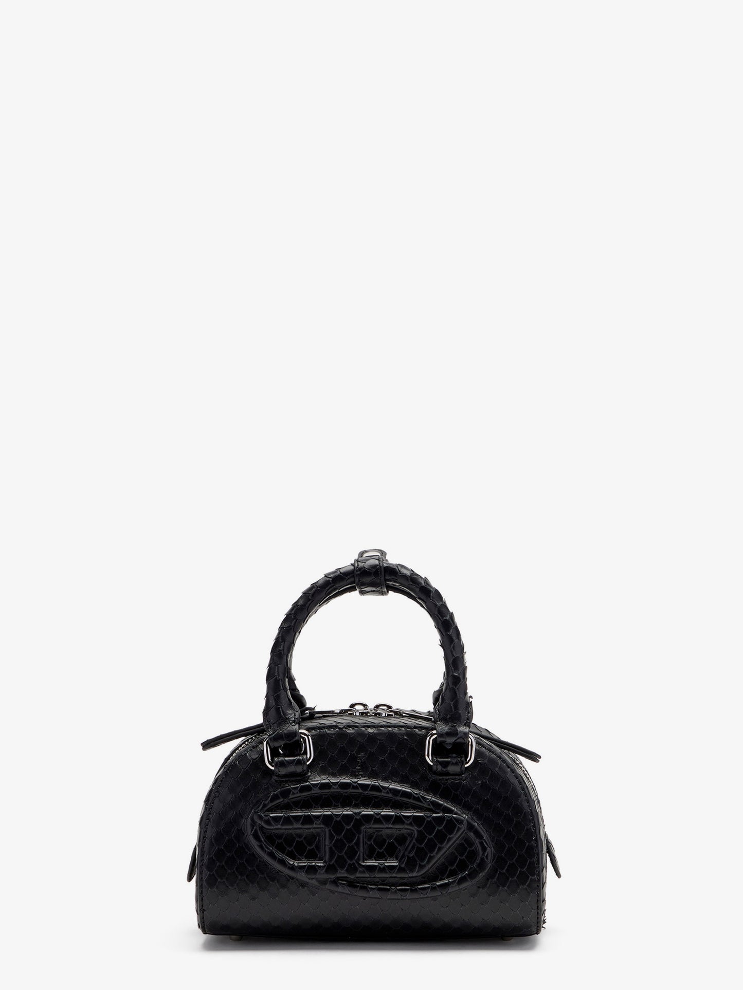1DR Dome python leather crossbody bag