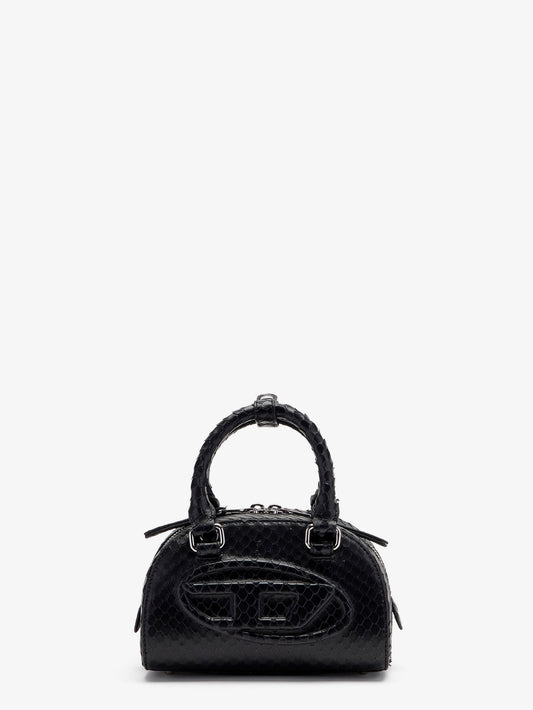 1DR Dome python leather crossbody bag