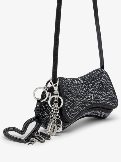 Play Crossbody XS shoulder bag with all-over rhinestones thumbnail