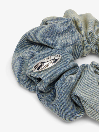 Elastico per capelli Bangle Scrunchie in denim thumbnail
