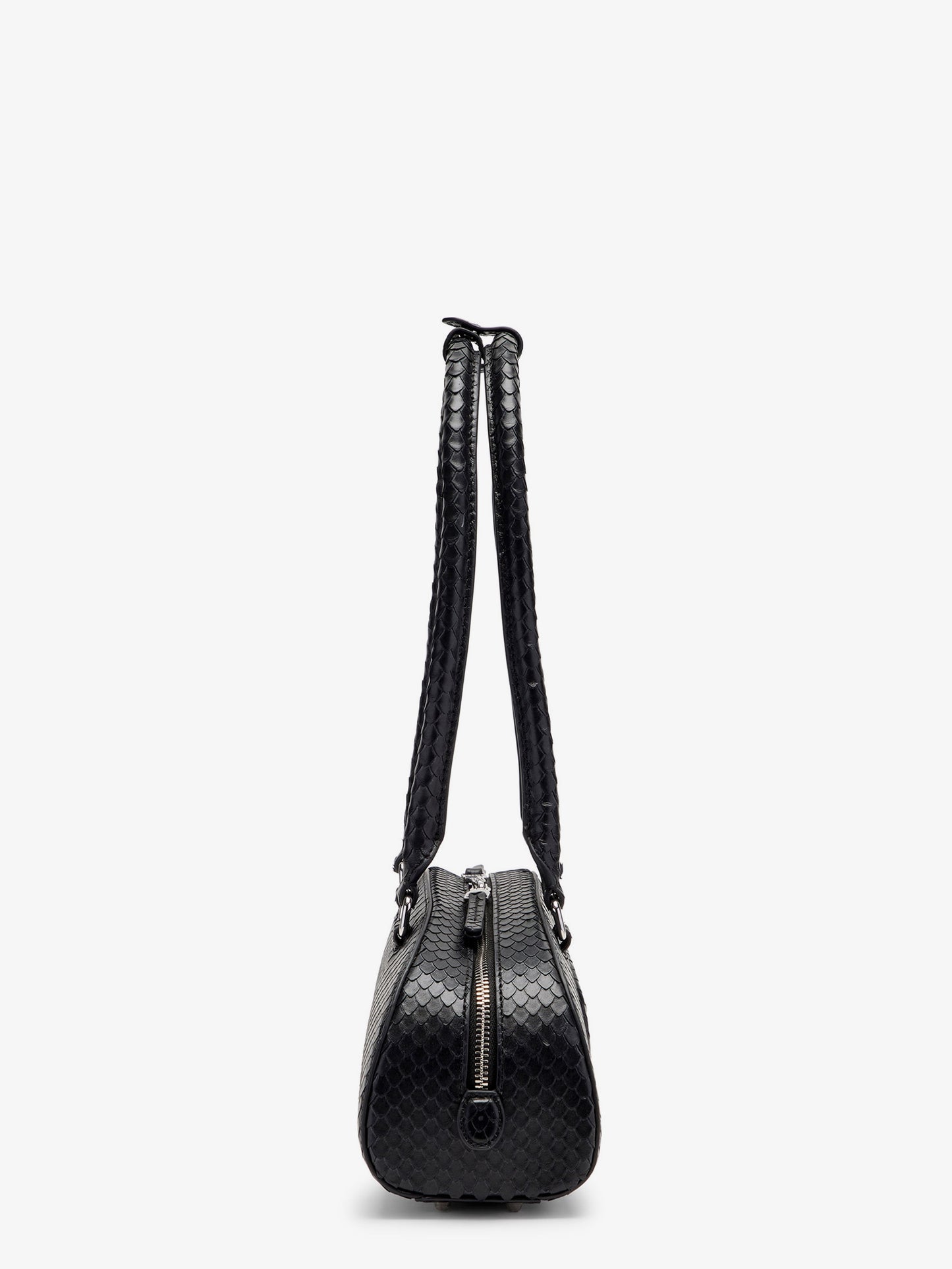 1DR python effect leather shoulder bag