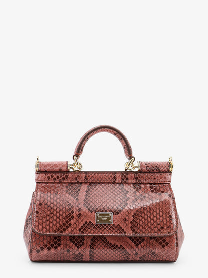 Sicily shiny python mini handbag thumbnail