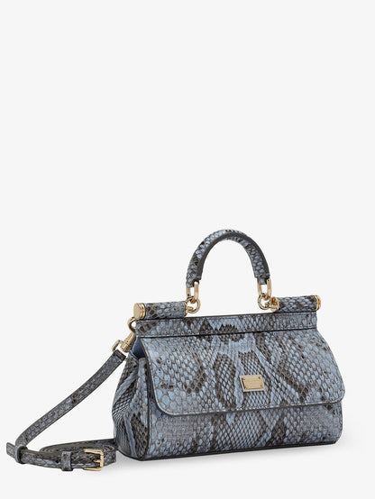 Sicily shiny python mini handbag thumbnail