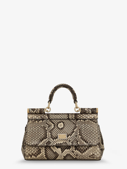 Sicily shiny python mini handbag thumbnail