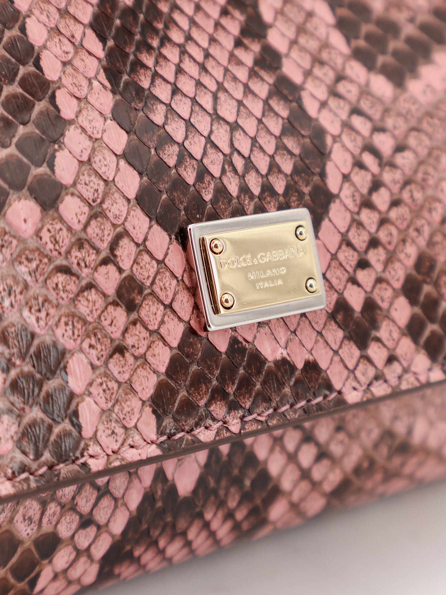 Sicily python handbag