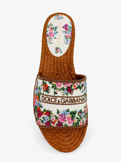 Canvas sandals with embroidered logo on the front thumbnail