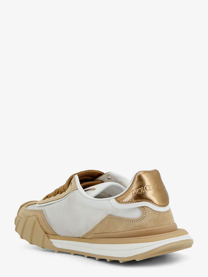 Nylon and suede sneakers with rhinestone DG logo thumbnail