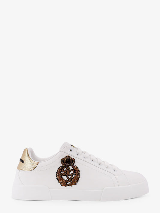 Sneakers in pelle con iconico patch laterale