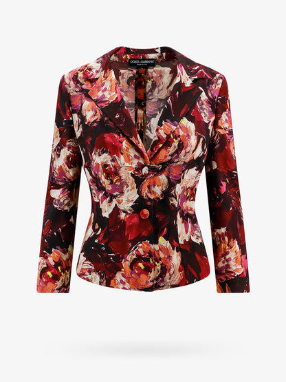 Cady blazer with peonie flower print thumbnail