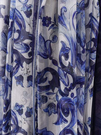 Silk skirt with Maiolica print thumbnail