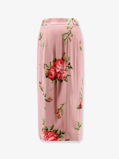 Stretch silk long skirt thumbnail