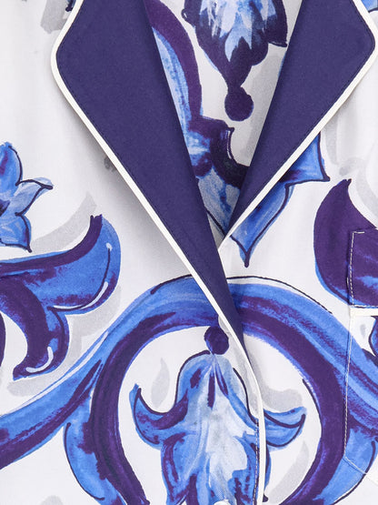 Silk shirt with Maiolica print thumbnail