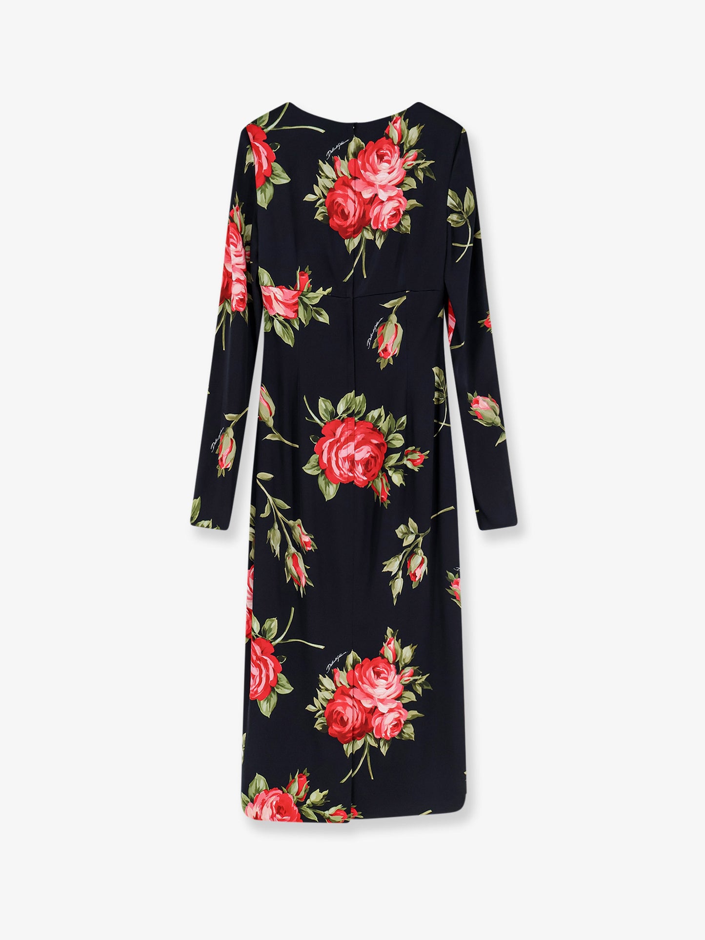 Viscose dress with iconic print