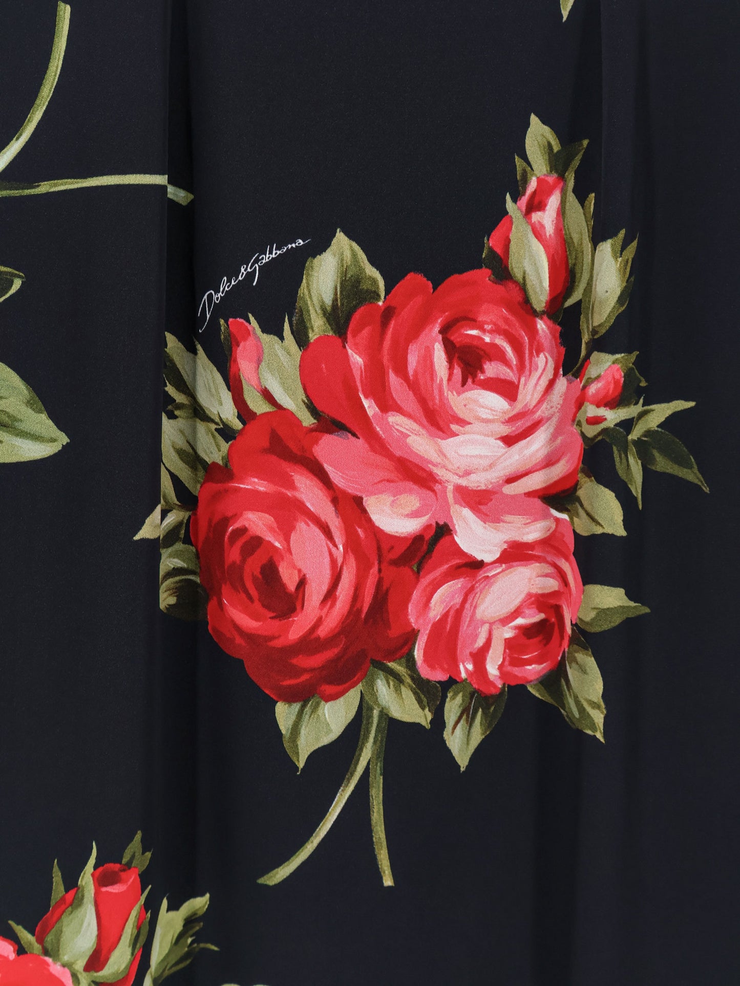 Viscose dress with iconic print
