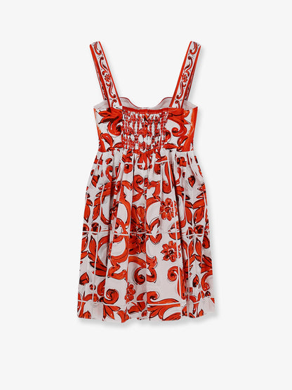 Cotton dress with Maiolica print thumbnail