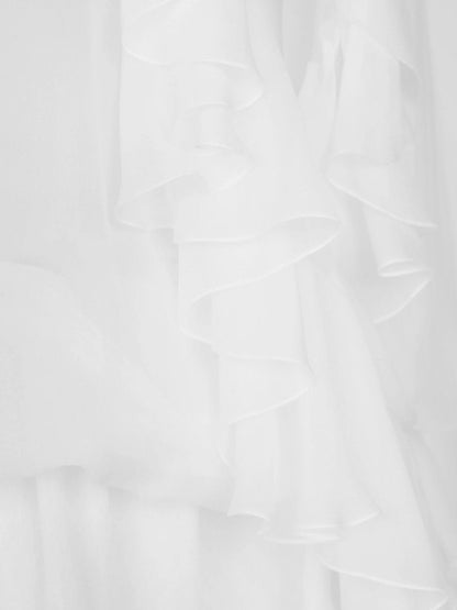 Silk shirt with rouches thumbnail