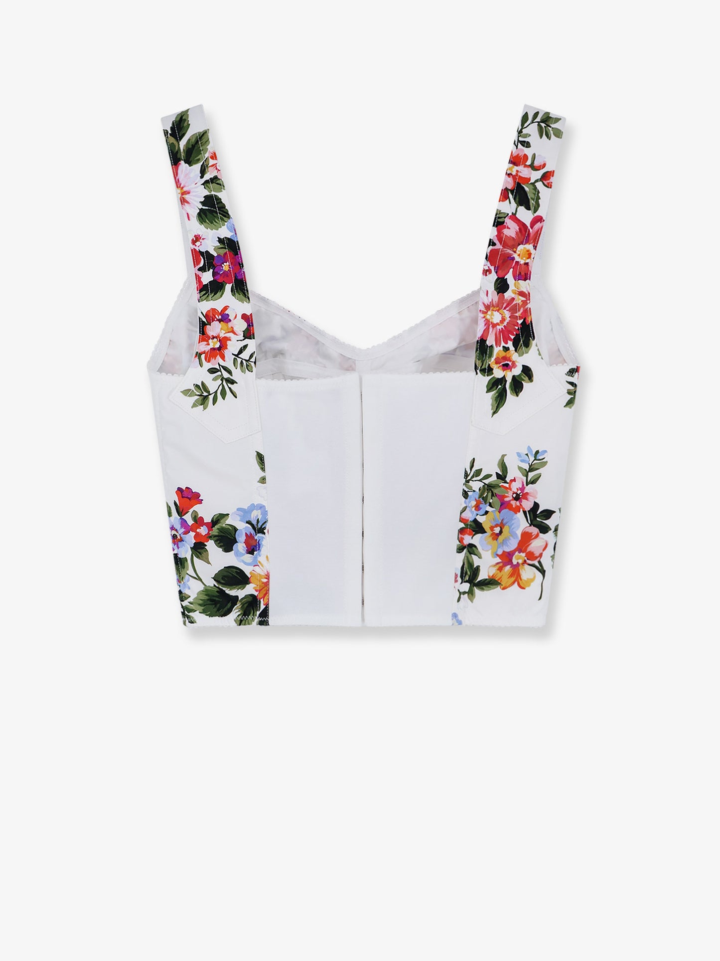 Cotton blend Bustier Top