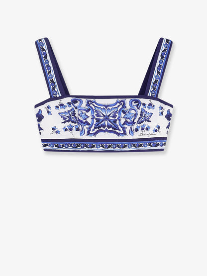Cotton top with Maiolica print thumbnail